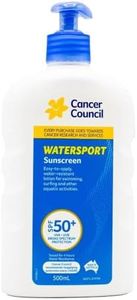 Cancer Council Water Sport SPF 50+ Sunscreen Pump Bottle, 500 ml