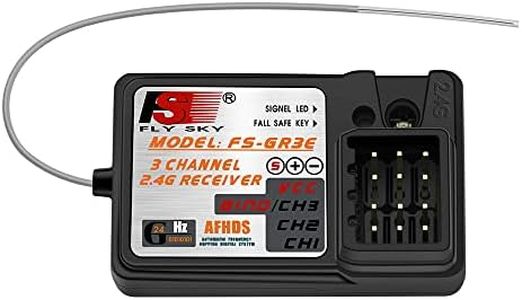 Flysky GR3E Receiver 2.4G FS-GR3E 3CH Receiver for Flysky FS-GT2 FS-GT2B FS-GT3B FS-GT3C FZ-IT4S RC Car Boat (1 Pc)