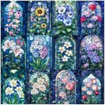 ALL4JIG Flowers and Plants Fun Jigsaw Puzzles for Adults and Kids, 1000 Pieces, Christmas Secret Santa Gift, White Elephant Gifts for Dog Lovers, Number Partitioned for Easy Solving