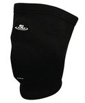 Scraplife Wrestling | Defender Black Kneepad | Premium Protective Compression Padded Knee Sleeve | Jiu Jitsu MMA (Large/XL)