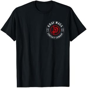 Old School Krav Maga T-shirt avec logo hébreu pour homme et femme T-Shirt