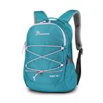 MOUNTAINTOP Kids Backpack for Boys Girls Water Resistant Lightweight Children Daypack 10L, 8.7 * 5.9 * 15", 6029-sky blue-10l, 10L, Daypack Backpacks