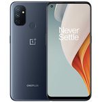 OnePlus Nord N100 (64GB, 4GB) 6.52" 90Hz Display, Snapdragon, 5000mAh, Dual SIM GSM Factory Unlocked (Telus, Fido, Rogers, Global) International Model (Midnight Frost, 64GB SD Bundle)