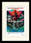 James Bond Spy Who Loved Me One Sheet A3 Framed and Mounted Print