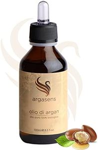 Argasens Olio di Argan 100% Puro, Certificato Biologico Ecocert, Pressato a Freddo, senza Siliconi, Unico Ingrediente, 100ml