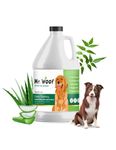 Mr. Woof Herbal Pet Shampoo 5000ml | Puppy Safe Shampoo | Anti-Fungal, Anti Ticks and Fleas, Antibacterial, Antiseptic & pH Balanced Dog Shampoo | Regular use Coat Cleansing Shampoo for Pets - 5 Litre