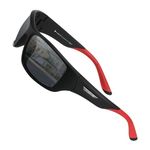 PUKCLAR Mens Sports Polarised Sunglasses for Men Women Running Cycling Fishing Driving Golf TR90 Frame