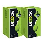 Moods Supreme Dotted - 20 Condoms (Pack Of 2)