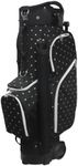 RJ Sports Carter 14 Way Divider Top Transport Golf Cart Bag with Wheels/Handle (Polka Dot)