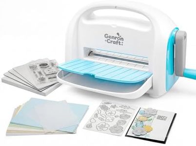 6inch Opening Size (A5) Die Cutting Machine,Manual Die-Cut Machine Kit,Foldable Die Cut and Embossing Machine for Scrapbooking,Cardmaking,DIY Paper Craft(Blue)
