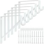 6 Pack Closet Rod Brackets Holder H