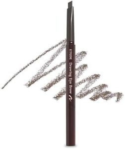 ETUDE Drawing Eyebrow Pencil | Long Lasting, Soft Textured, Natural Everyday Look| Korean Makeup|Gray Brown-0.25g