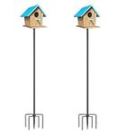 Bird House Pole, 2 Pack 109 Inch Bi