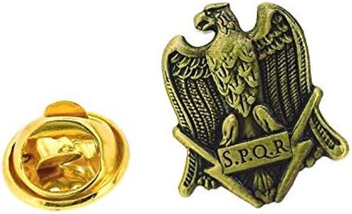 Gemelolandia | Pin de Solapa Estandarte Águila del Imperio Romano SPQR | Pines Originales Para Regalar | Para las Camisas, la Ropa o para tu Mochila | Detalles Divertidos