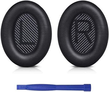 HATOFES Premium Replacement earpads Cushions for Bose QuietComfort 25 35 15 2 (QC-25 QC-35 QC-15 QC-2) Ae2 Ae2i Ae2w SoundTrue and SoundLink Around-Ear & Around-Ear II for Bose Headphones (Black)