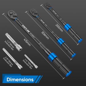 KRETLAW 6-Piece Torque Wrench Set – Precision Tool Kit