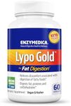 Enzymedica, Lypo Gold, Keto Supplement to Support Fat Digestion, Vegan, Gluten Free, Non-GMO, 60 capsules (60 servings)