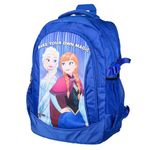 Kuber Industries Disney Frozen School Bags | Kids School Bags | Student Bookbag | Travel Backpack | School Bag for Girls & Boys | School Bag with 3 Compartments | Blue