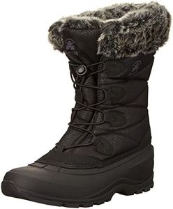 Kamik Women's Momentum 3 Snow Boot, Black, 8