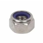 M6 Nyloc Nut (20 Pack) 6mm Nylon Insert Lock Nuts A2 Stainless Steel Free UK Delivery