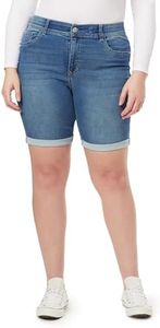 Angels Forever Young Women's Plus Size 360 Sculpt Bermuda Shorts, Amalia