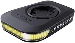 RAVEMEN FR160 Compatible with Garmin/iGPSPORT/COOSPO Cycling Computer, IPX6 Waterproof Auxiliary Light with Side Visibility Warning Flash Light for Riding Safety (Patent Protected)