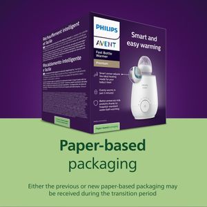 Philips Avent Fast Bottle Warmer – Smart Temperature Control, Even Heating