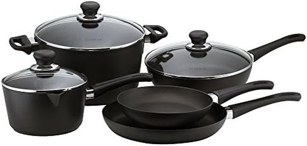 Scanpan Classic 8 Piece Cookware Set,Black