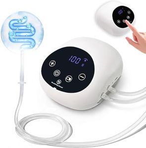 Electric Enema Kit for Colon Cleanse, Adjustable Water Pressure 1-100 Levels with LCD Display, Portable & Rechargeable, External Water Supply, Includes Multiple Nozzles, Design for Women and men'Use.