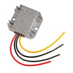 NInE-ROnG 12V 24V Step-down to 5V Voltage Converter 10A 50W DC to DC Voltage Reducer Converter Waterproof Adjustable Voltage Regulator Use for Golf Cart Power Module LED Light(12/24V to 5V 10A)