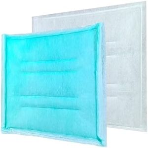 AUC Paint Booth Tacky Intake Filter 20" x 48" (10/case),Internal Wire Frame | 100% polyester Series 55 panel with tackified 2-ply media, 11-gauge wire frame, easy slide-in install and leak-proof seal