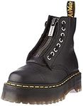 Dr Martens Women's Jungle Boot, Black Milled Nappa, 6.5 UK