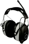 3m Worktunes Bluetooth Hearing Protection with Am/fm Radio, Black and Grey