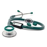 IS Indosurgicals Silvery Stethoscope (Green)