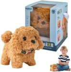 ExcellaElite My Realistic Robot Puppy, Dogs That Act like Real Dogs, Soft Plush Pet, Realistic Robot Puppy, for Boys & Girls, Interactive Teddy Toy