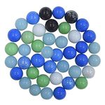 Creative Farmer 10Kg Round Kancha Mixed Colour Pebbles for Aquarium | Shiny Marble Stone Vase Fillers Outdoor/Indoor Garden Decoration Pots & Multi Purpose [10Kg] W