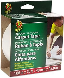 Duck Brand 442062 Indoor/Outdoor Carpet Tape, 1.88-Inch x 75 Feet, Single Roll