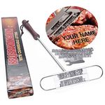 Shogpon BBQ Branding Iron with Interchangeable Letters Barbecue Grill DIY Tool Set for Barbecue Lovers