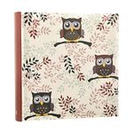 Arpan Owl Design Photo Album Slip In Case Memo Album 6x4" for 200 Photos