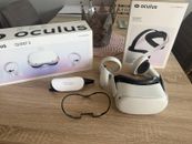 Meta Oculus Quest 2 128GB Eigenständiges VR-Headset - Weiß - Mit Elite Strap