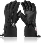 Sadodo Thermal Gloves, -20℉ Coldproof Touchscreen Ski Gloves,𝐖𝐚𝐭𝐞𝐫𝐩𝐫𝐨𝐨𝐟 𝐖𝐢𝐧𝐭𝐞𝐫 𝐆𝐥𝐨𝐯𝐞𝐬 3M Thinsulate Snow Gloves,for Snowboarding Outdoor Skiing Walking Hiking Outdoor