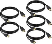 HDMI Cable 6 FT 5-Pack, 4K HDMI TV 