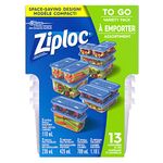 Ziploc To Go Storage Containers, Variety Pack, 26 Count