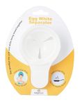 NESTAR ® Egg Yolk Separator, Egg White Filter, Yolk White Divider Strainer Filter Dishwasher Safe Kitchen Bake Tool. (1. White)