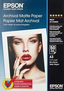 Epson S041344 Archival Photo Paper 50 Piece