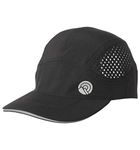 OutdoorEssentials Running Caps for Men - Running Hats for Women - Jogging Cap - Gym Hats - Tennis Cap - UPF Hat, Black, One Size