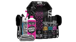 Muc-Off Ultimate Motorcycle Cleaning Kit - Motorcycle Detailing Kit, Motorcycle Accessories for Cleaning - includes Motorcycle Cleaner and Chain Lube