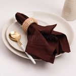 Glimpse Homes Rattan Napkin Rings for Dining Table (12)