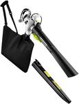 DEKOPRO Electric Leaf Blower Vacuum: 3 in 1 Electric Leaf Blower Corded Powerful Lawn Care Tools, Leaf Vacuum and Mulcher, 40L Leaf Collector Bag with Shoulder Strap for Yard, Garden, Patio, Sidewalk