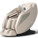 MeitFith Massage Chair Full Body: 4D Zero Gravity Massage Chair SL Track Recliner Chair Beige